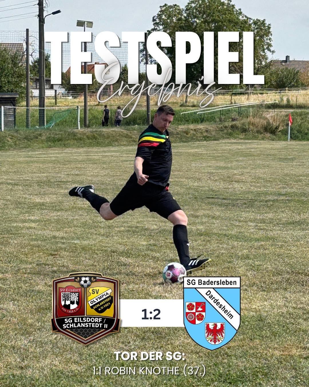 Spielszene SG Eilsdorf/Schlanstedt II gegen SG Badersleben/Dardesheim